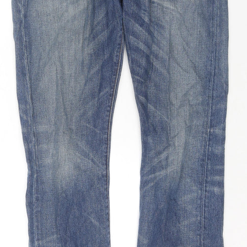 Polo Ralph Lauren Mens Blue Cotton Straight Jeans Size 35 in L32 in Regular Zip