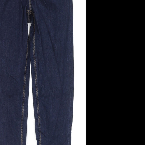 George Womens Blue Cotton Skinny Jeans Size 10 L30 in Regular Zip