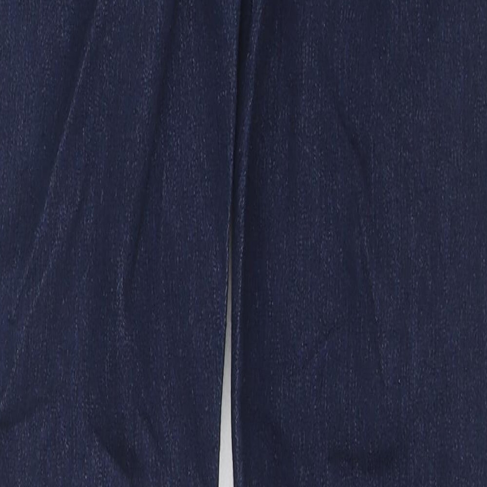 George Womens Blue Cotton Skinny Jeans Size 10 L30 in Regular Zip