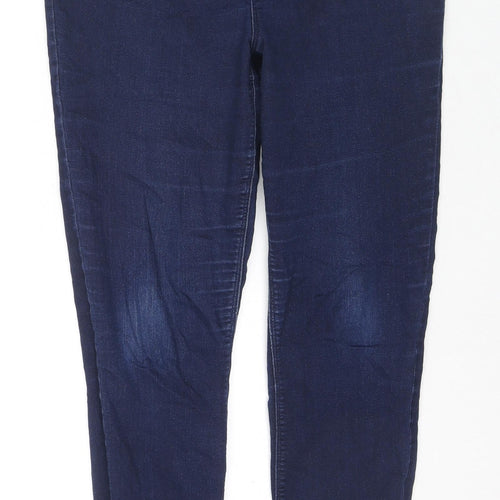 Papaya Womens Blue Cotton Jegging Jeans Size 10 L26 in Regular
