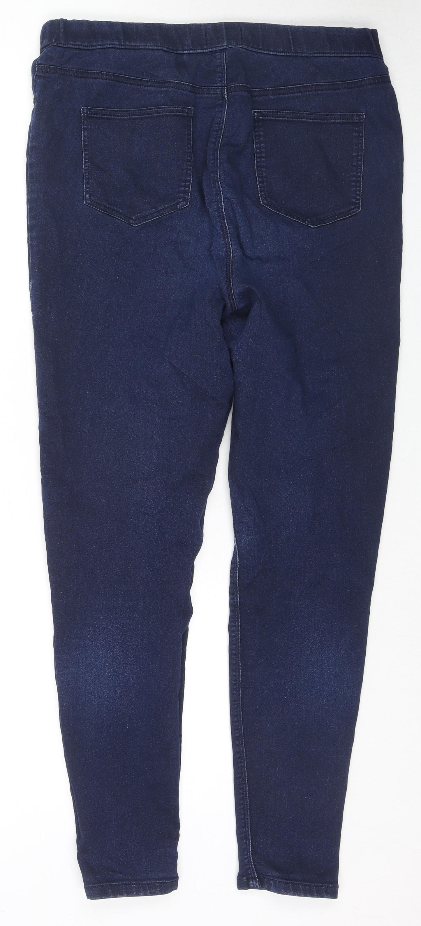 Papaya Womens Blue Cotton Jegging Jeans Size 10 L26 in Regular