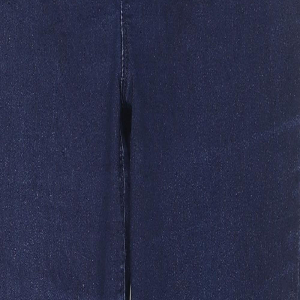 Papaya Womens Blue Cotton Jegging Jeans Size 10 L26 in Regular
