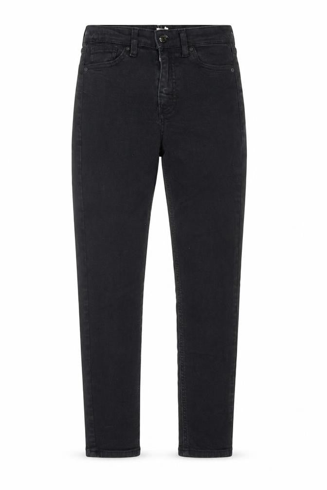 Topshop Womens Black Cotton Skinny Jeans Size 26 in L30 in Regular Zip