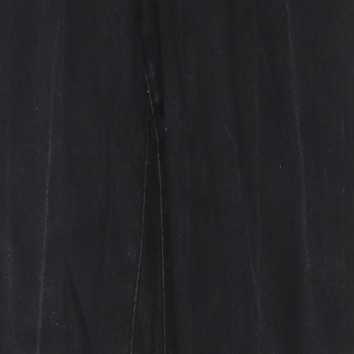 Denim & Co. Womens Black Cotton Skinny Jeans Size 12 L28 in Regular Zip