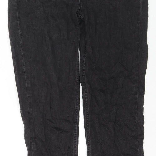 BDG Womens Black Cotton Straight Jeans Size 29 in L30 in Regular Zip - Angels