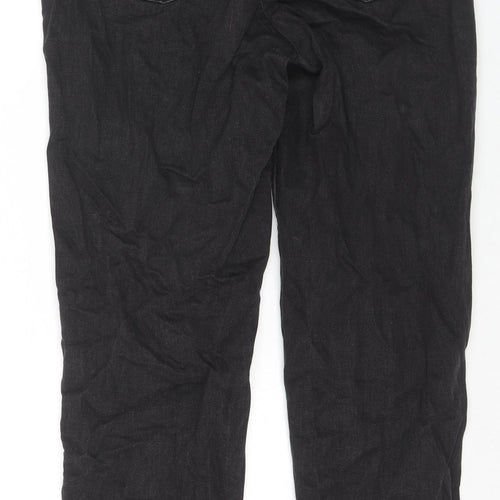 BDG Womens Black Cotton Straight Jeans Size 29 in L30 in Regular Zip - Angels