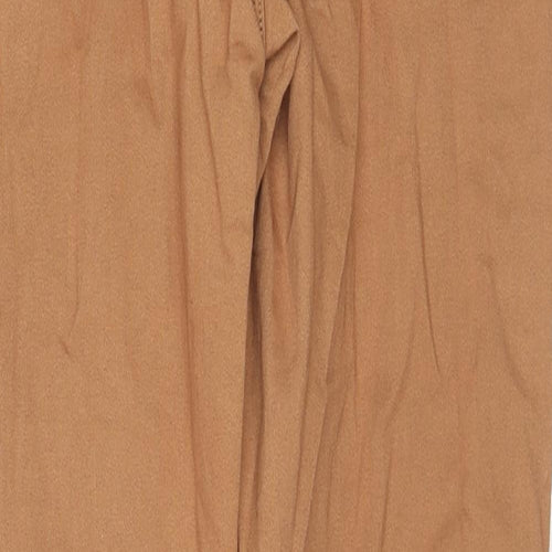 Nutmeg Womens Brown Cotton Jegging Jeans Size 14 L27 in Regular