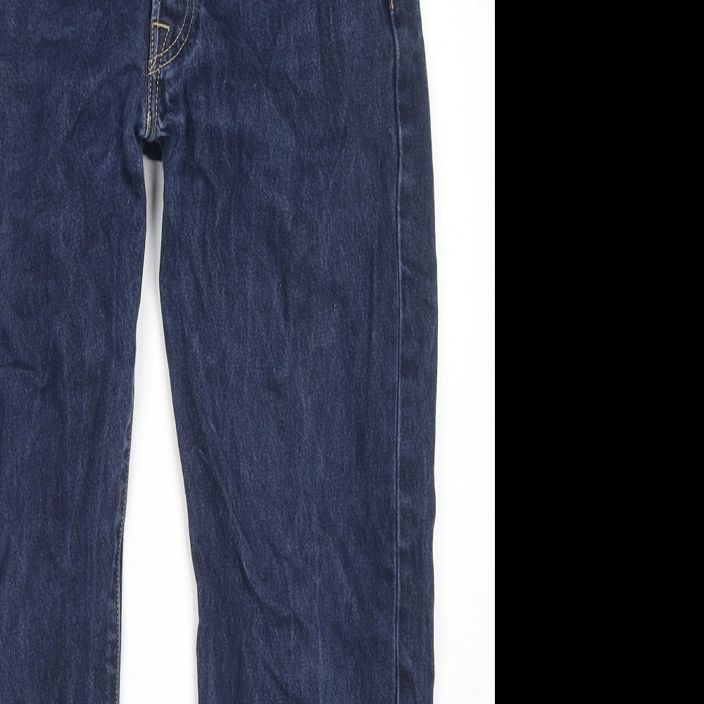 Levi's Mens Blue Cotton Straight Jeans Size 34 in L30 in Regular Zip