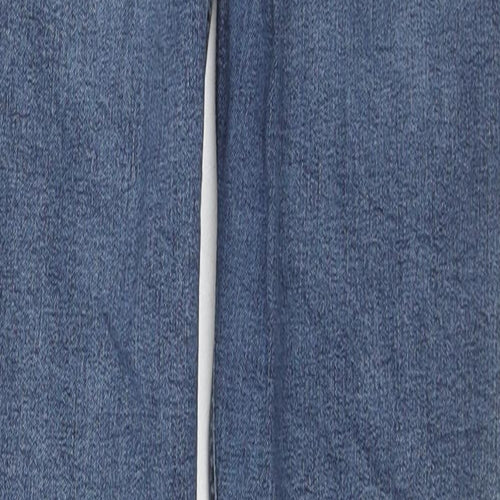 Topshop Womens Blue Cotton Skinny Jeans Size 26 in L30 in Regular Zip