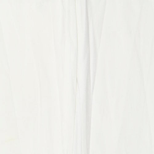 Zara Womens White Cotton Skinny Jeans Size 6 L30 in Regular Zip