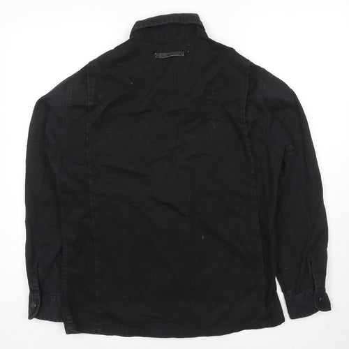 Dr. Martens Mens Black Jacket Size M Button