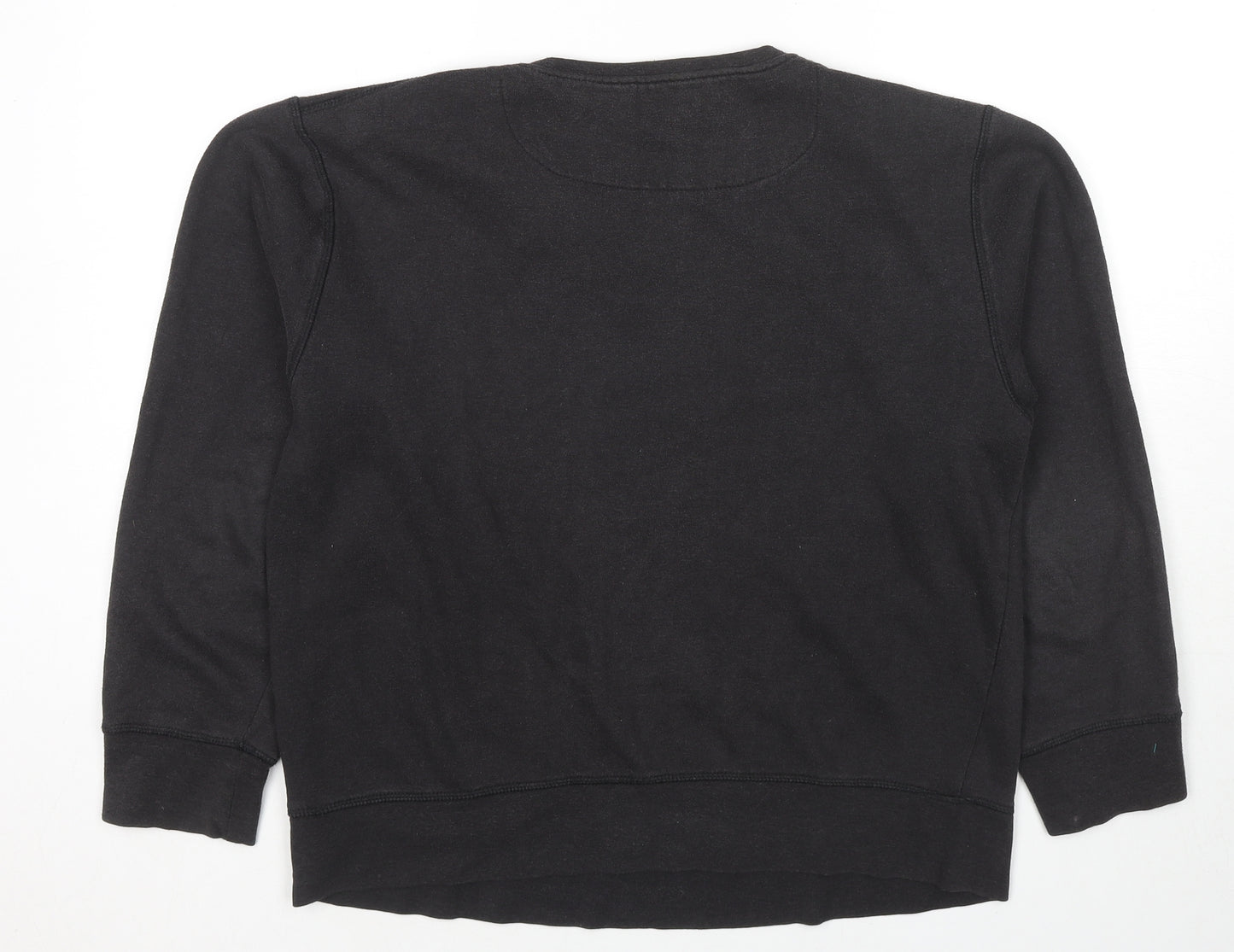USS Team Womens Black Cotton Pullover Sweatshirt Size M Pullover