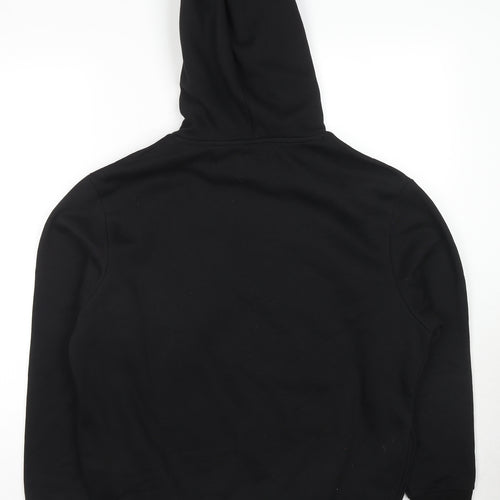Bershka Mens Black Cotton Pullover Hoodie Size S - Billie