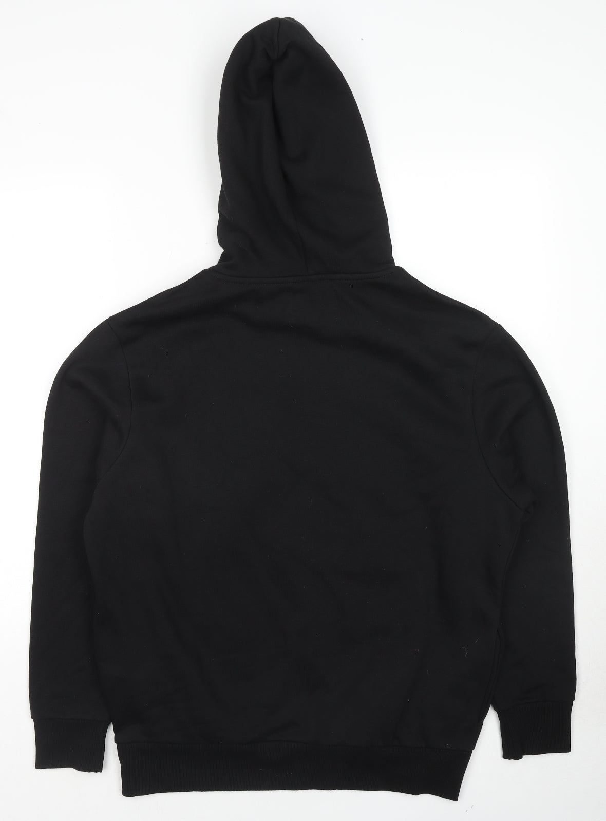 Bershka Mens Black Cotton Pullover Hoodie Size S - Billie