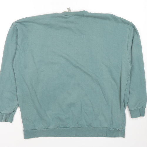 ASOS Womens Blue Cotton Pullover Sweatshirt Size 10 Pullover - Montana
