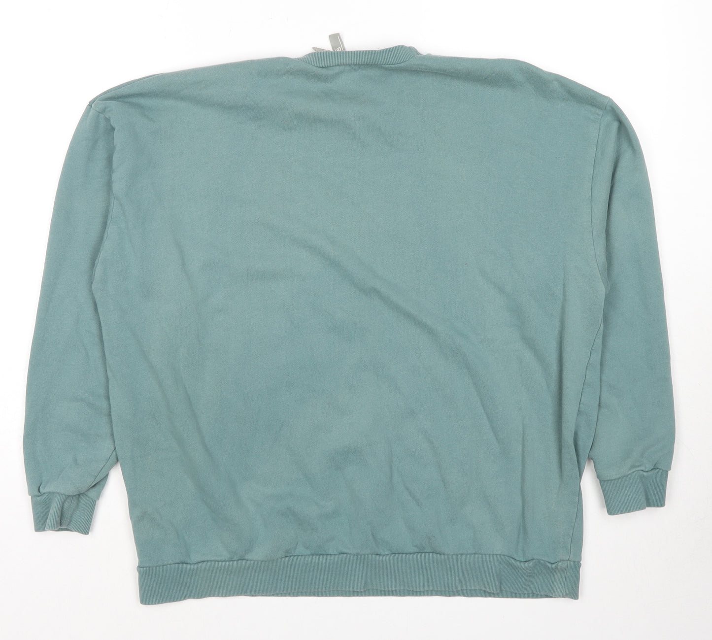 ASOS Womens Blue Cotton Pullover Sweatshirt Size 10 Pullover - Montana