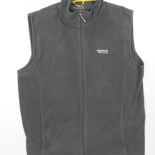 Regatta Mens Grey Gilet Waistcoat Size L Zip