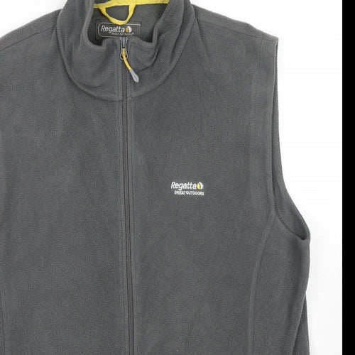Regatta Mens Grey Gilet Waistcoat Size L Zip