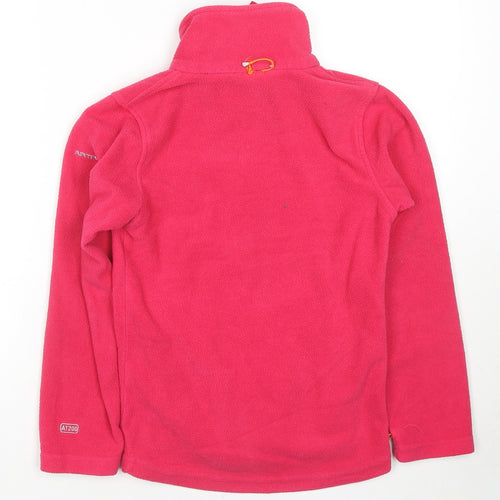 Trespass Girls Pink Jacket Size 9-10 Years Zip