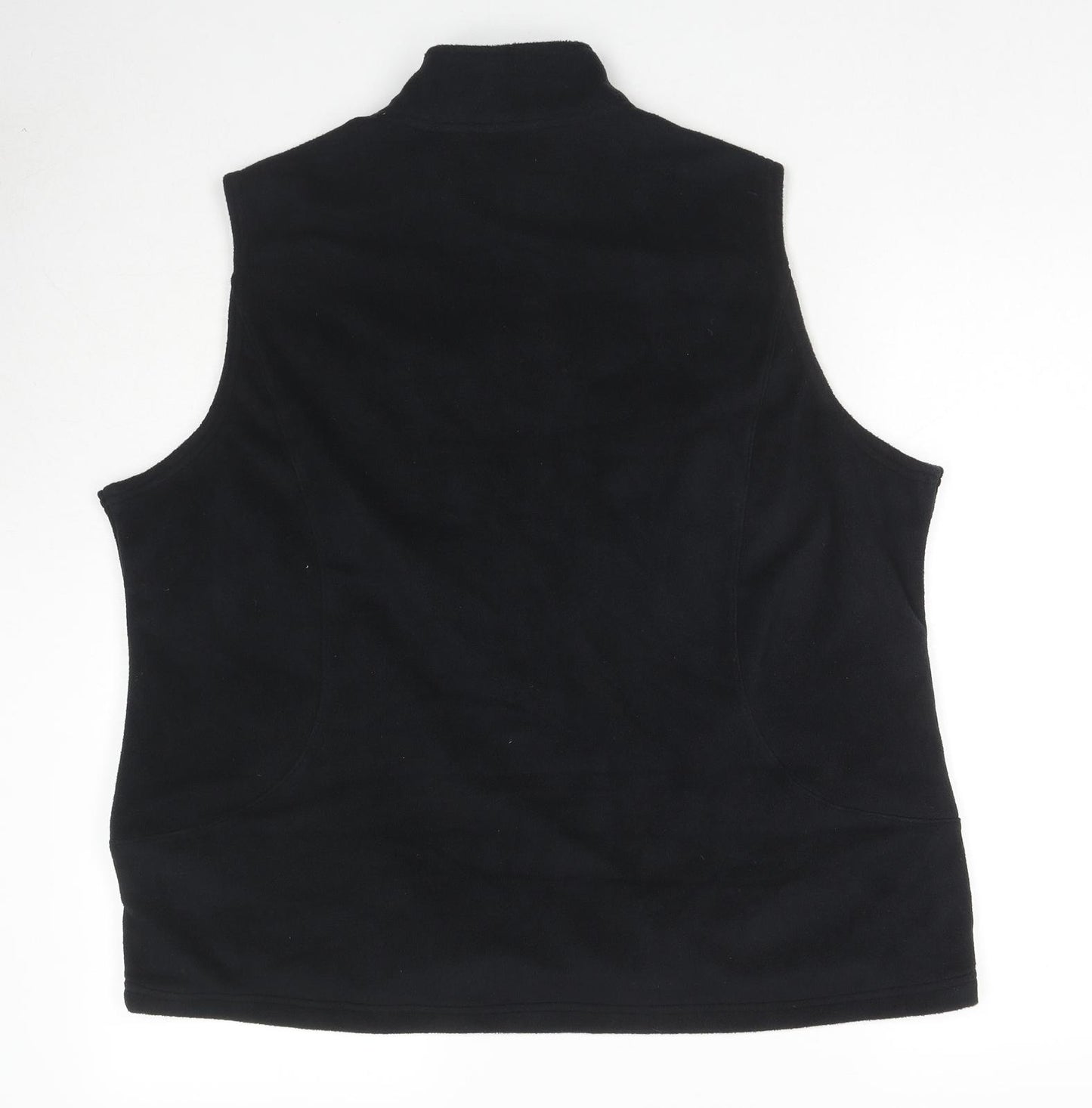 Marks and Spencer Womens Black Jacket Size 22 Zip