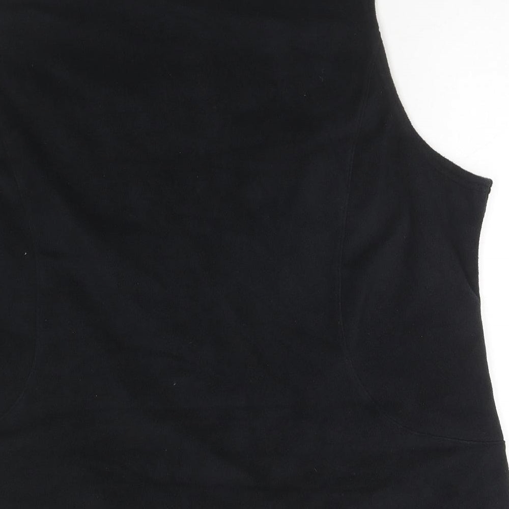 Marks and Spencer Womens Black Jacket Size 22 Zip