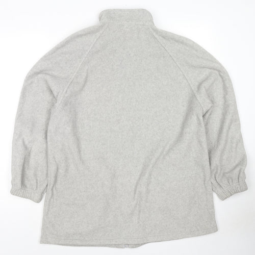 Casual Comfort Womens Grey Jacket Size 18 Zip