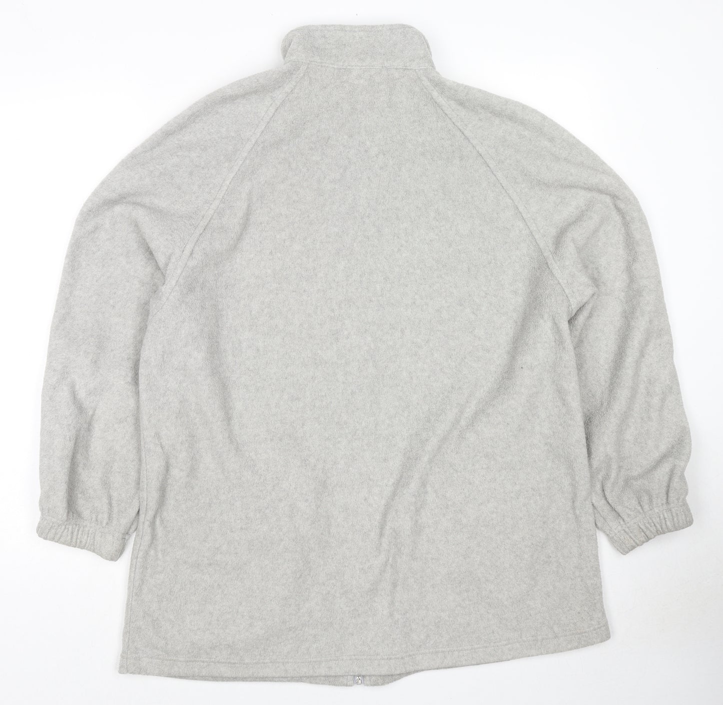 Casual Comfort Womens Grey Jacket Size 18 Zip