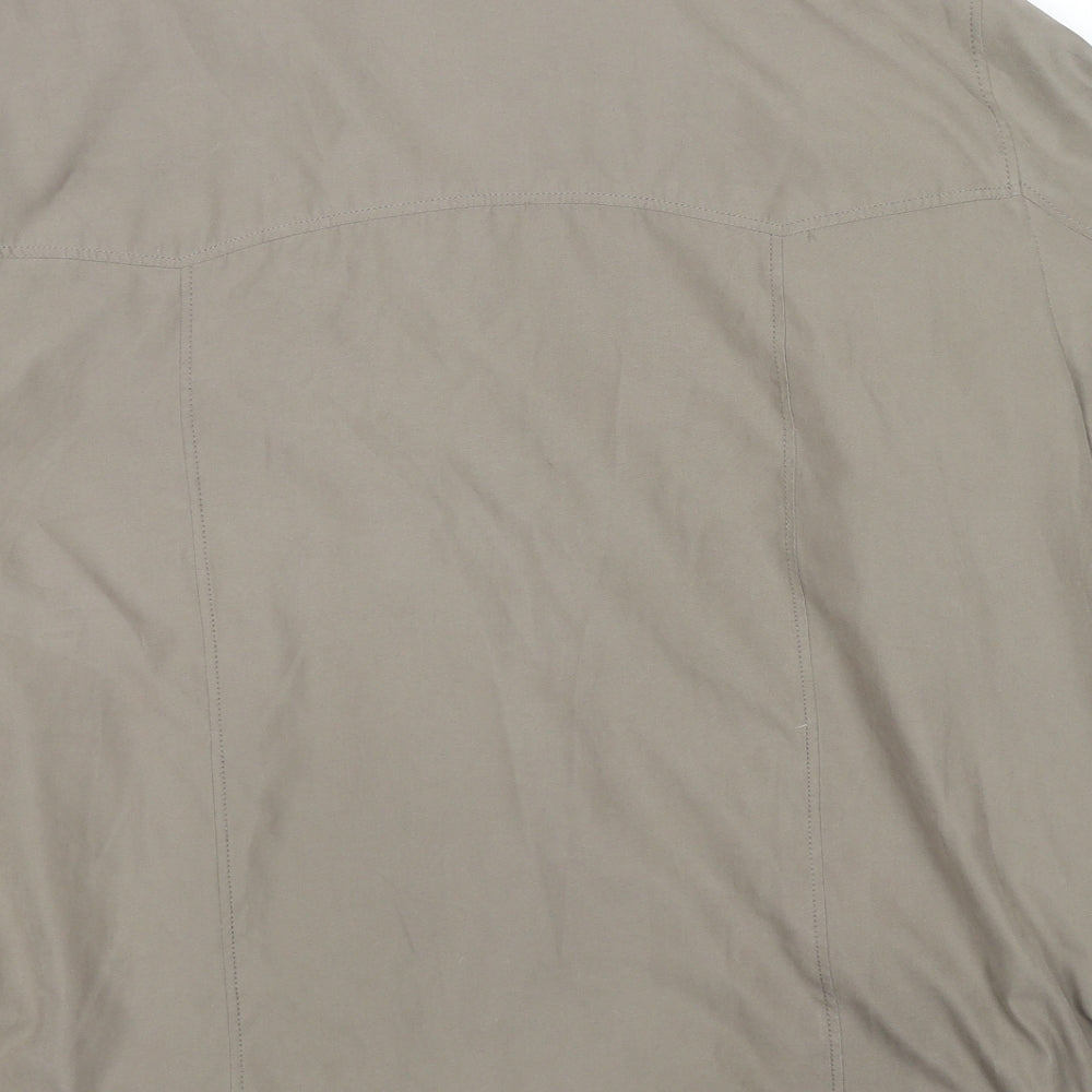 Wellington Mens Beige Bomber Jacket Jacket Size XL Zip