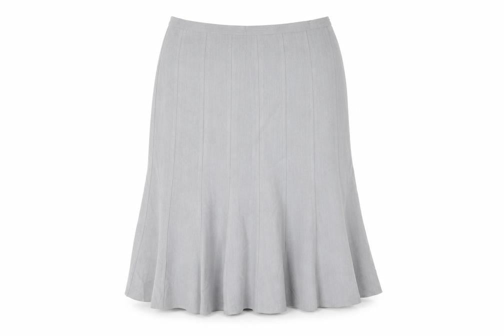 Bonmarché Womens Gold Polyester Trumpet Skirt Size 18 Zip