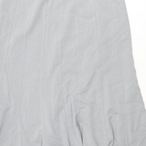 Bonmarché Womens Gold Polyester Trumpet Skirt Size 18 Zip