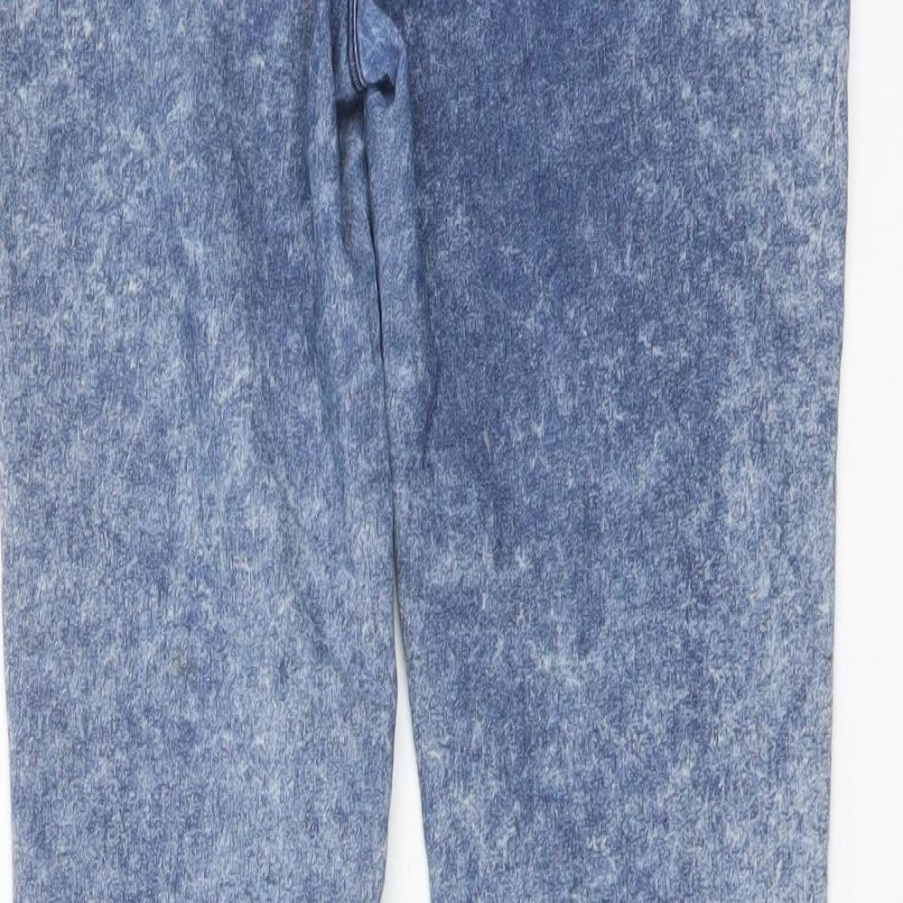 Denim & Co. Womens Blue Cotton Jegging Jeans Size 8 L28 in Regular