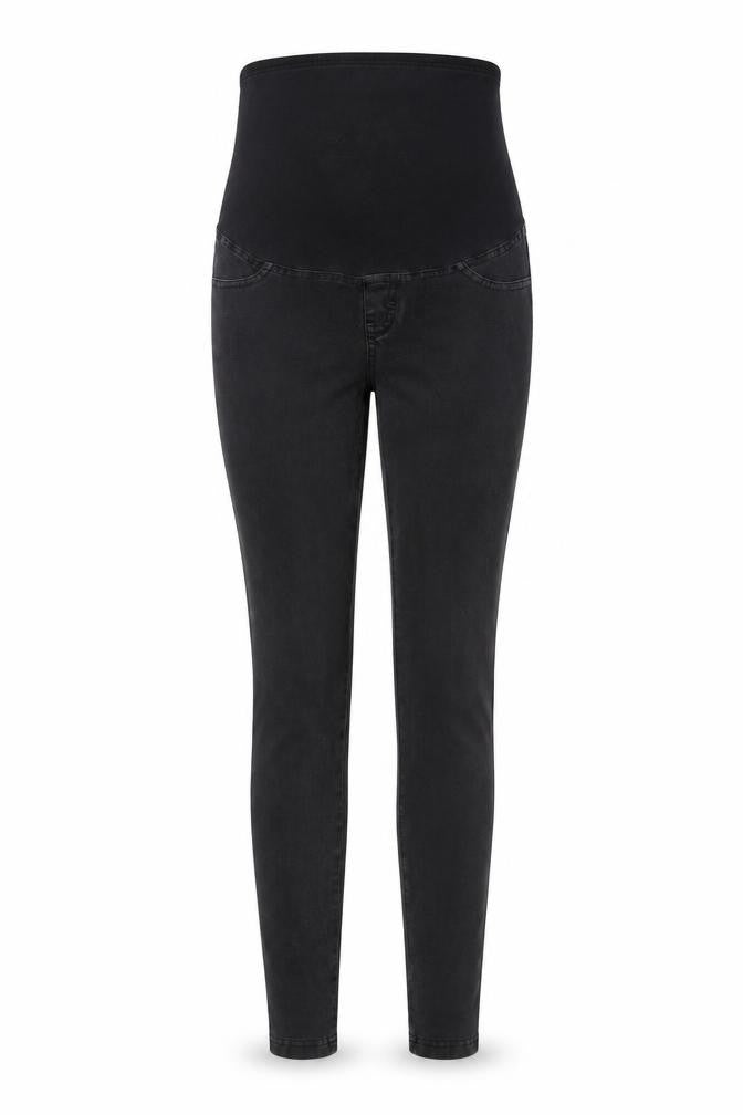 Front view of H&M women’s grey cotton jegging jeans, size S, 28-inch leg regular