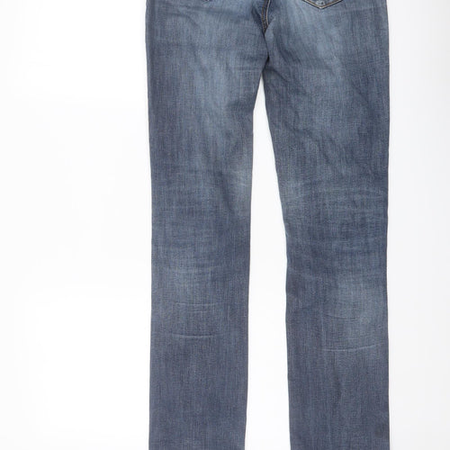 Esprit Womens Blue Cotton Straight Jeans Size 27 in L32 in Regular Button