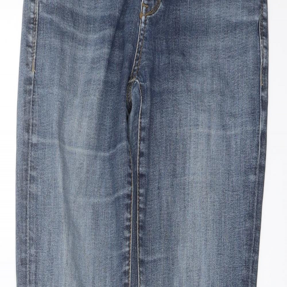 Esprit Womens Blue Cotton Straight Jeans Size 27 in L32 in Regular Button