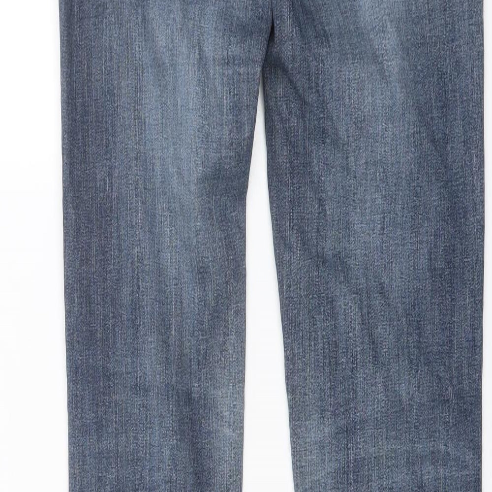 Esprit Womens Blue Cotton Straight Jeans Size 27 in L32 in Regular Button