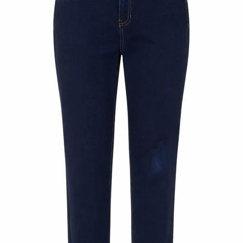 Blue Spice Womens Blue Cotton Straight Jeans Size 26 in L24 in Regular Button