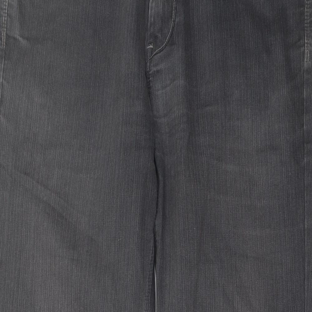 NEXT Mens Grey Cotton Straight Jeans Size 34 in L30 in Regular Button
