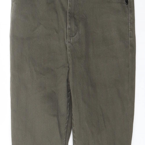 Denim & Co. Boys Gold Cotton Skinny Jeans Size 9-10 Years Regular Button
