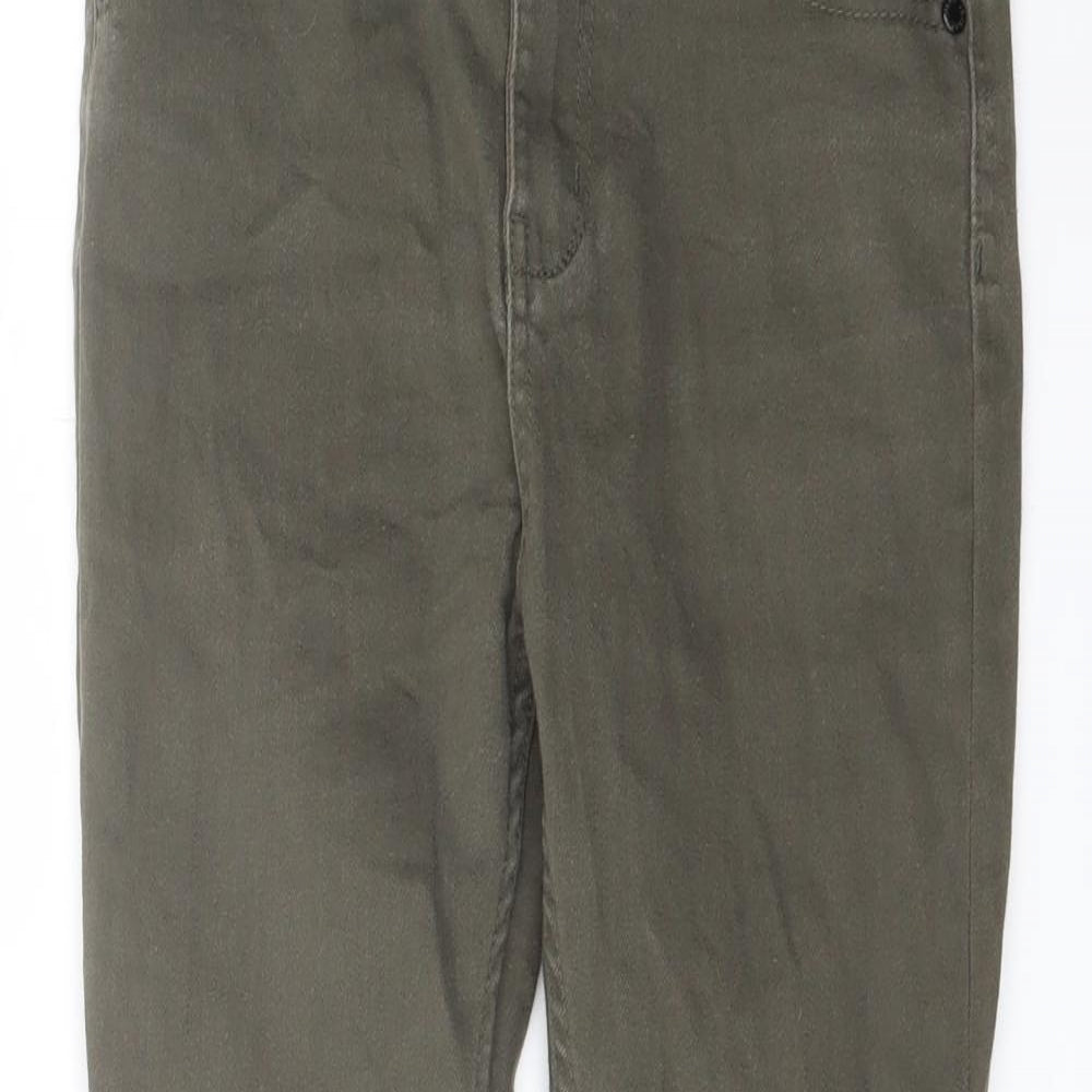 Denim & Co. Boys Gold Cotton Skinny Jeans Size 9-10 Years Regular Button