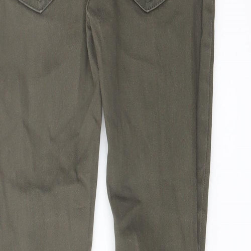 Denim & Co. Boys Gold Cotton Skinny Jeans Size 9-10 Years Regular Button