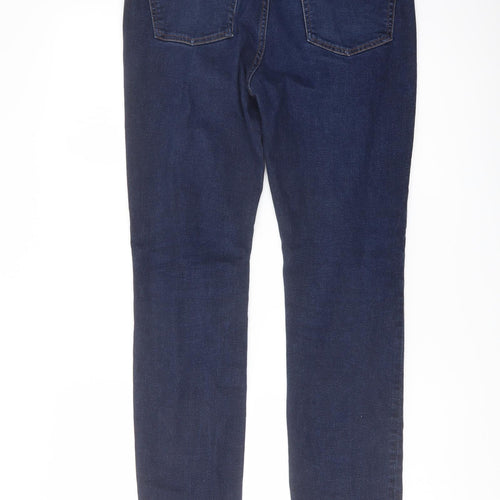H&M Mens Blue Cotton Skinny Jeans Size 31 in L32 in Regular Button
