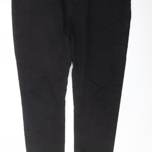 Studio Womens Black Cotton Skinny Jeans Size 18 L27 in Regular Button