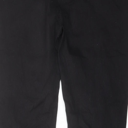 Studio Womens Black Cotton Skinny Jeans Size 18 L27 in Regular Button