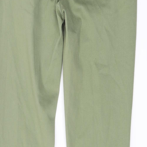Sinnerstar Womens Green Cotton Skinny Jeans Size 32 in L29 in Regular Button