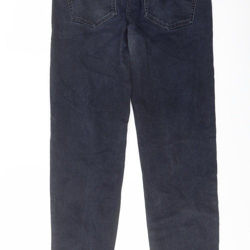NEXT Mens Blue Cotton Straight Jeans Size 30 in L29 in Regular Button