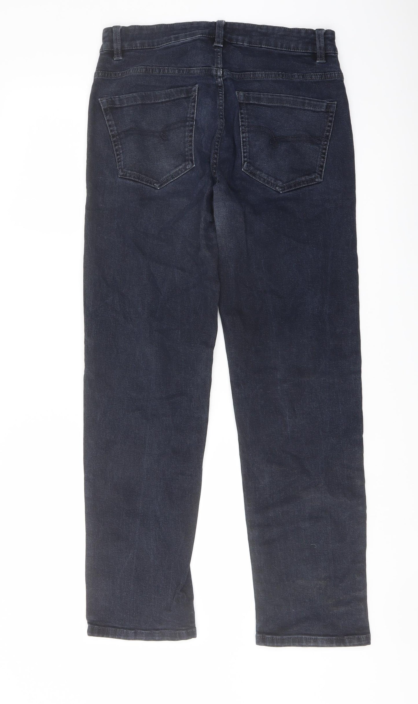 NEXT Mens Blue Cotton Straight Jeans Size 30 in L29 in Regular Button