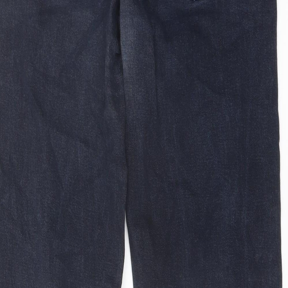 NEXT Mens Blue Cotton Straight Jeans Size 30 in L29 in Regular Button