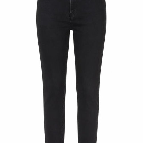 Marks and Spencer Womens Black Cotton Jegging Jeans Size 10 L26 in Regular Button