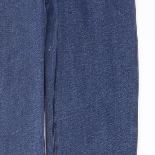 Denim & Co. Womens Blue Cotton Jegging Jeans Size 12 L31 in Regular Button