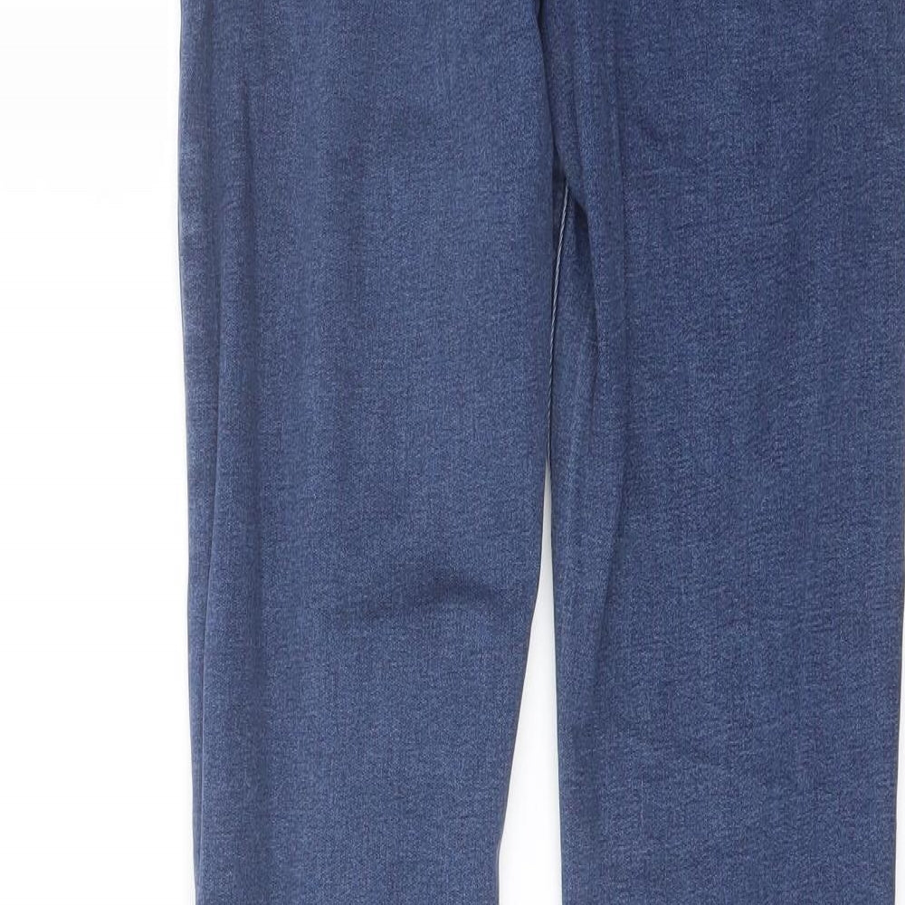 Denim & Co. Womens Blue Cotton Jegging Jeans Size 12 L31 in Regular Button